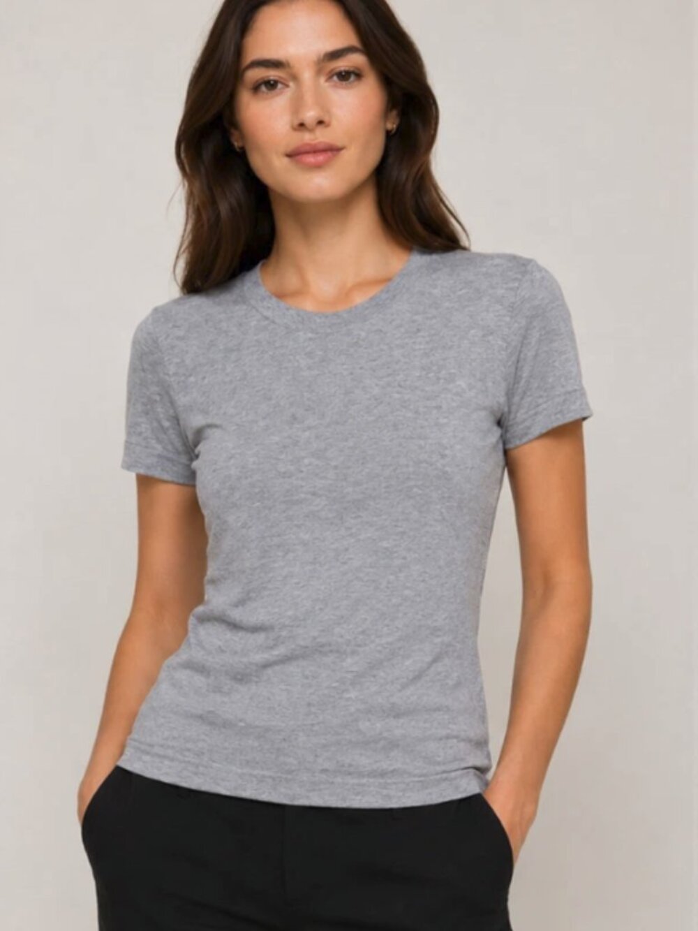 Dolce & Gabbana Gray Womens T-Shirt Size 38